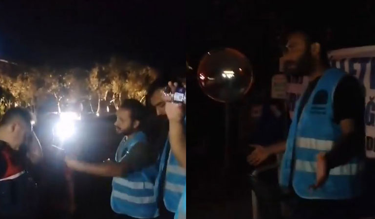 AKP Milletvekili Nasıroğlu’nun oteli önünde eylem yapan madenciler gözaltına alındı!