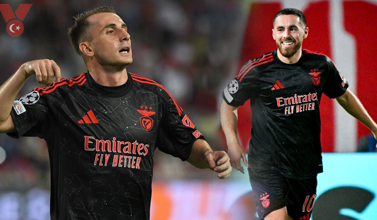 Şampiyonlar Ligi’nde Türk gecesi: Benfica, Kerem ve Orkun’la kazandı