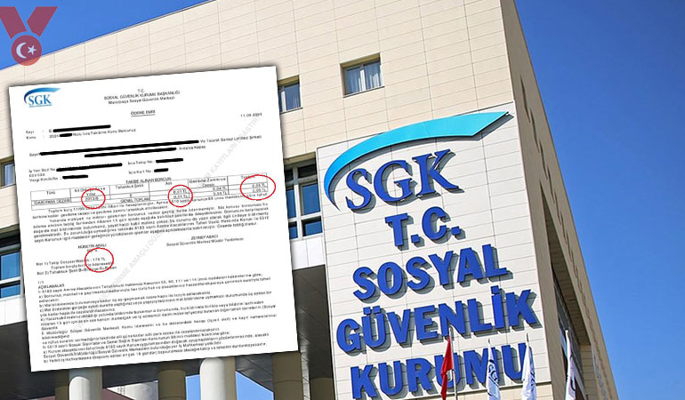 SGK’dan 1 kuruşluk borca haciz!