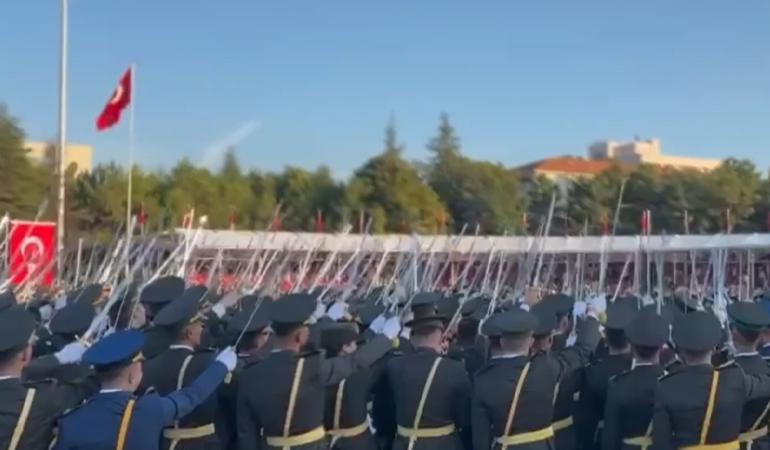 Teğmenlerin yemin törenine ilişkin yeni görüntüler ortaya çıktı