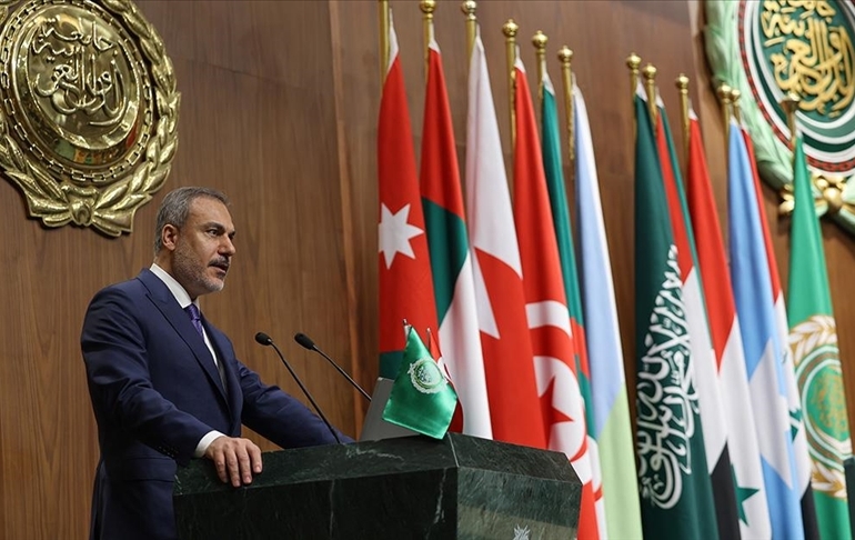 Fidan’dan Arap Ligi’nde ‘Netanyahu’ mesajı: Destek verenler soykırımın ortağı