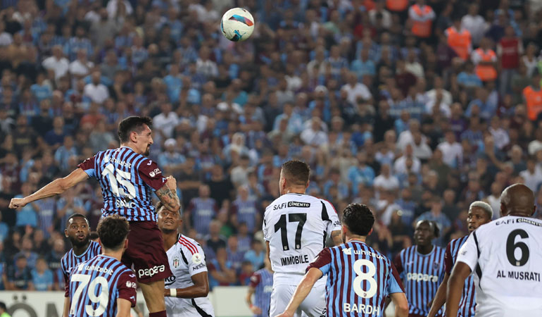 Trabzonspor-Beşiktaş maçında kazanan yok