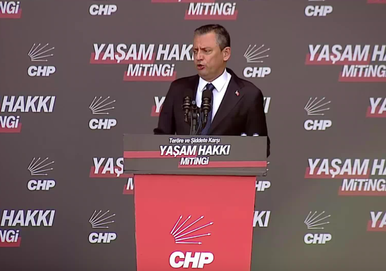 Özgür Özel’den Erdoğan’a: Çık artık ne diyorsan sen söyle
