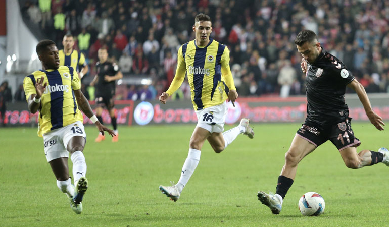 Fenerbahçe Samsun’da 2 puan bıraktı