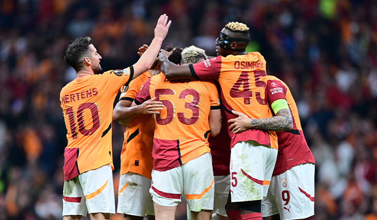 Galatasaray, Avrupa Ligi’nde 7 gollü maçta 3 puanı aldı