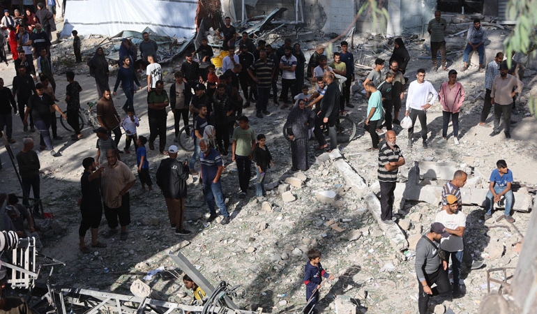 İsrail, Gazze’deki okulu 3’üncü kez bombaladı: Ölü ve yaralılar var