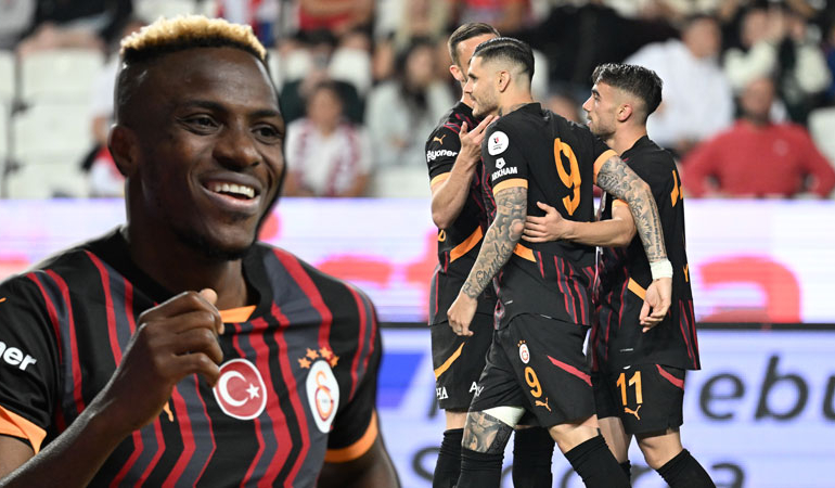 Galatasaray milli ara dönüşü yıldızlarıyla kazandı: Osimhen’den röveşata golü