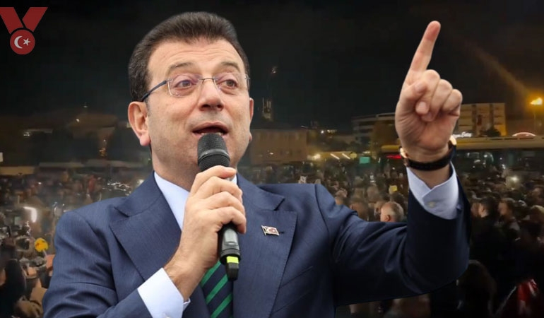 Çağlayan Adliyesi önünde ‘Cumhurbaşkanı İmamoğlu’ sloganı