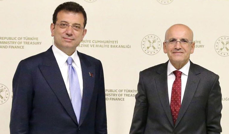 Bakan Şimşek, İmamoğlu ile görüştü