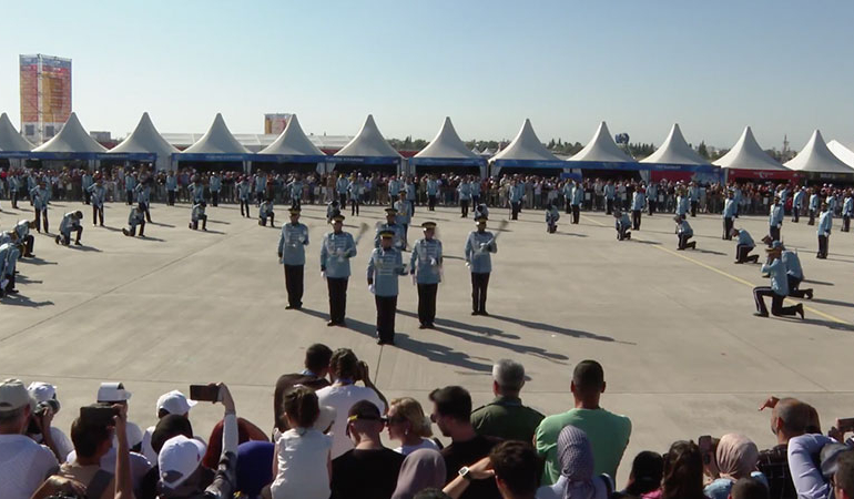 Cumhurbaşkanlığı Muhafız Alayı TEKNOFEST’te gösteri yaptı