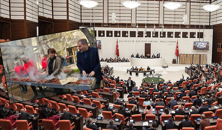 Vekiller doymadı! ‘Tasarruf’ derken Meclis’e kebapçı aranıyor