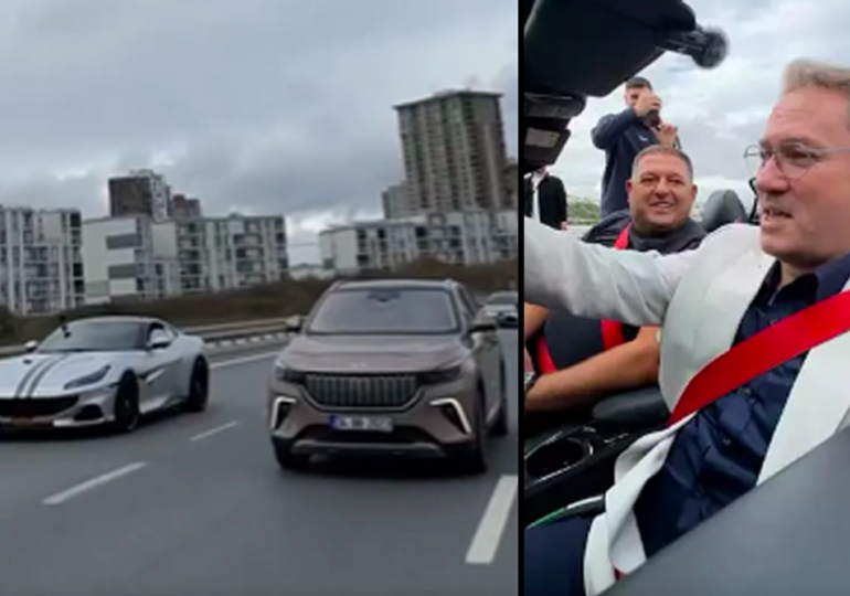 AKP’li başkanın Ferrari videosuna tepki yağdı… Paylaşımını sildi