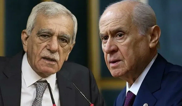Görüşecekler mi? Bahçeli ve Ahmet Türk’ten mesajlar…