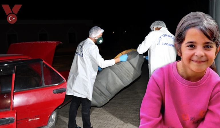 Narin’in cansız bedenini taşıyan Nevzat Bahtiyar’ın aracında delil toplama görüntüsü dava dosyasında