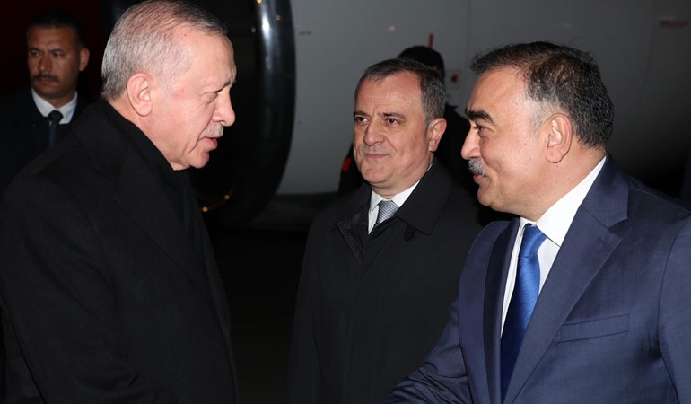 Erdoğan Azerbaycan’a gitti