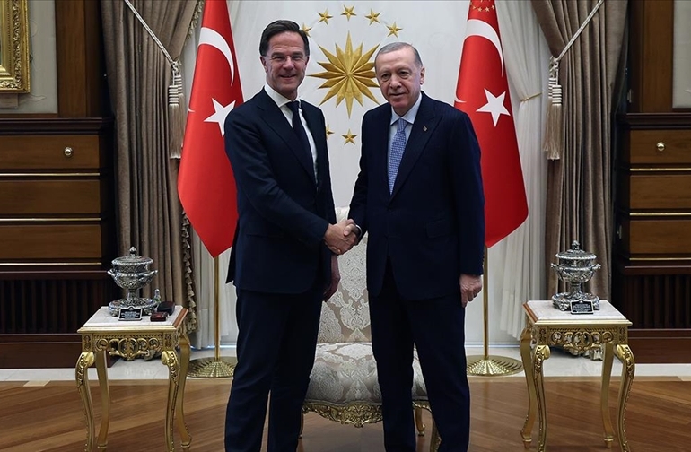 Erdoğan, NATO Genel Sekreteri Rutte ile görüştü