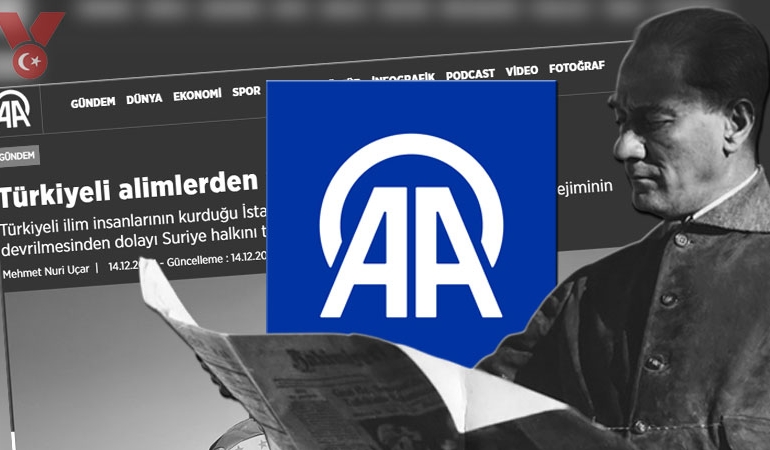 Atatürk’ün kurdurduğu Anadolu Ajansı’ndan ‘Türkiyeli’ başlığı!