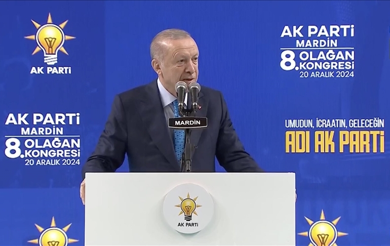 Erdoğan: Mardin’in bir mahallesi de Halep’tir, Humus’tur…