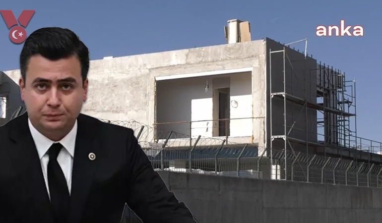AKP’li Osman Gökçek’in inşaat halindeki evi görüntülendi