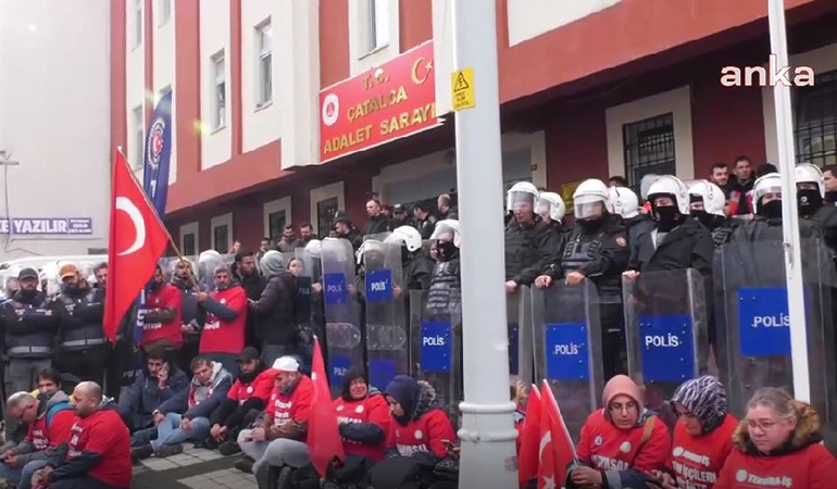 Polonez işçileri açlık grevine başladı: ‘Çalmadık, çırpmadık, hakkımızı aradık’