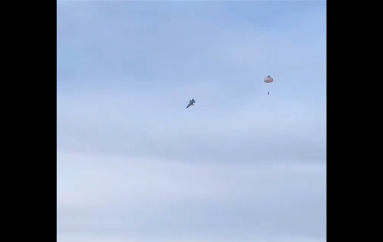 ABD’de F-35 uçağı böyle yere çakıldı