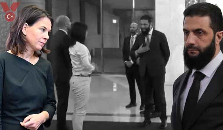 Almanya ve Fransa’dan Şam’a ziyaret: Colani, Baerbock’un elini sıkmadı