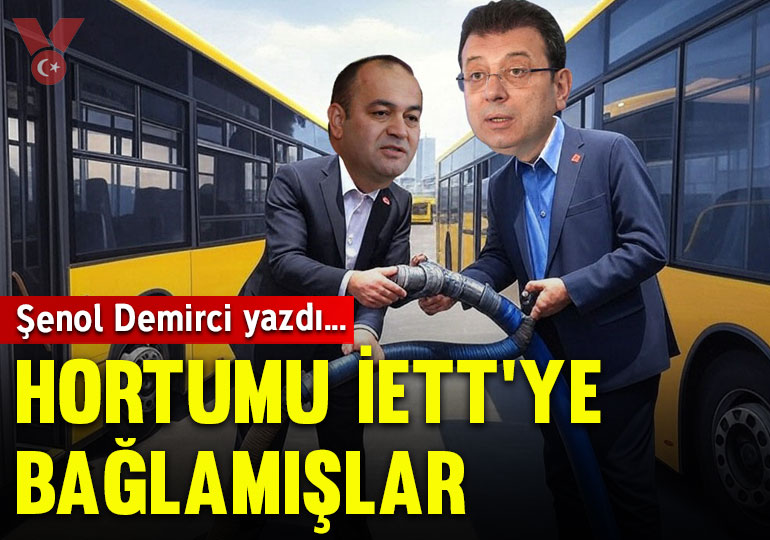 Özgür Karabat İETT’ye hortum bağlamış