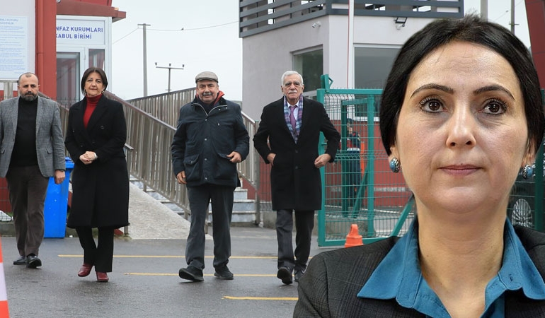Figen Yüksekdağ’ı ziyaret eden DEM Parti heyetinden açıklama