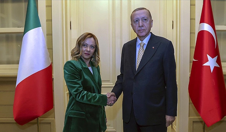 Erdoğan ile Meloni’den ‘Suriye’ görüşmesi