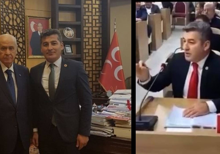 Abdullah Öcalan’a ‘Sayın’ diye hitap eden MHP’li başkan istifa etti