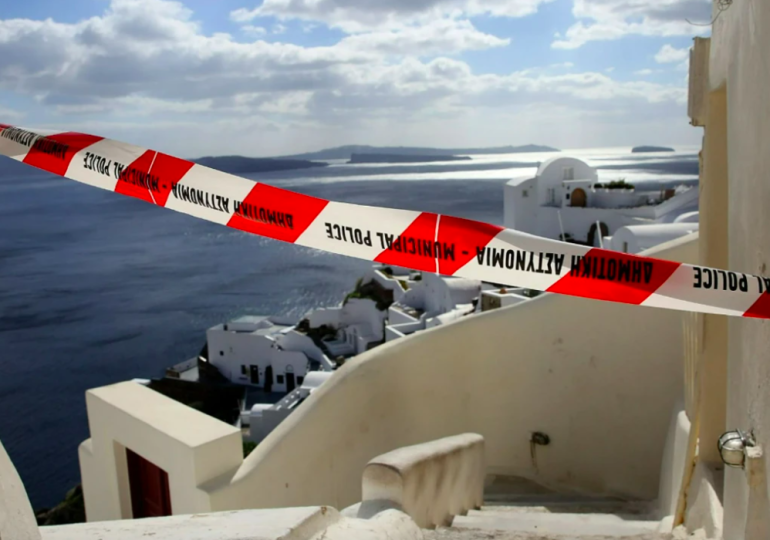 Santorini’de olağanüstü hal ilan edildi