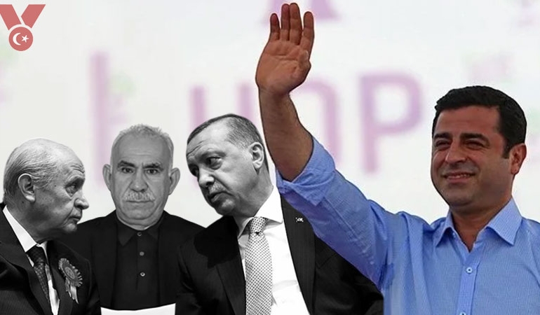 Selahattin Demirtaş, Erdoğan ve Bahçeli’yi öve öve bitiremedi