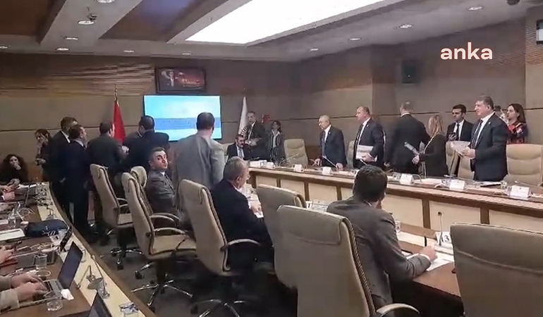 Kartalkaya komisyonunda ‘Mehmet Nuri Ersoy’ gerilimi: Vekiller toplantıyı terk etti