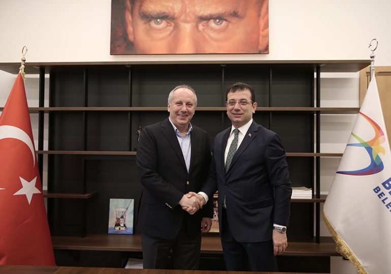 Muharrem İnce, Ekrem İmamoğlu’nun mesajını paylaştı