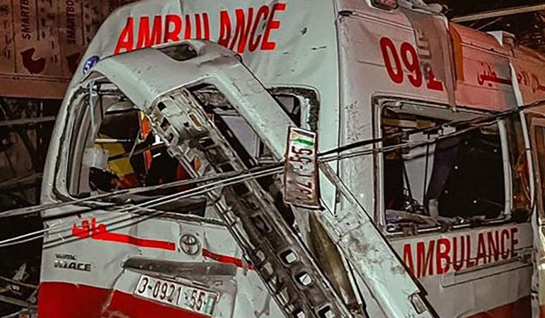 İsrail’den itiraf… Gazze’de ambulans ve itfaiye araçlarına saldırmışlar!