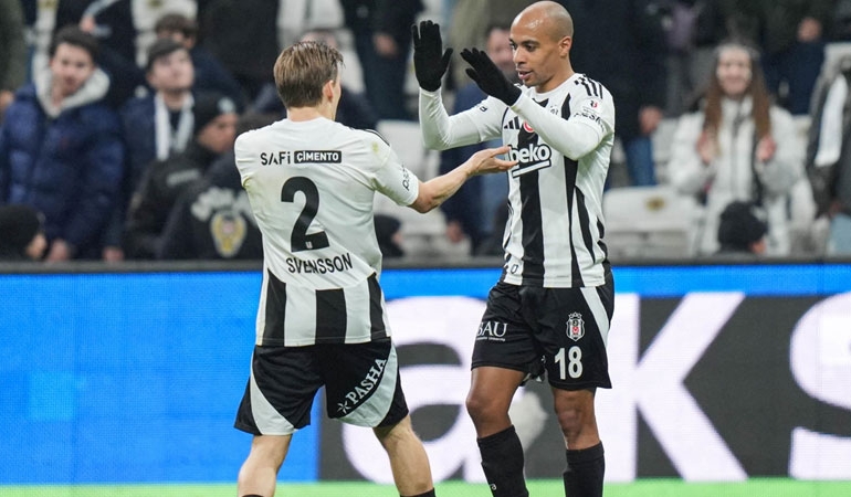 Beşiktaş, 3 puanı son dakika golleriyle aldı