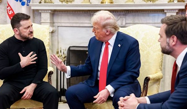 Trump-Zelenskiy kavgası sonrası kritik adım: Askeri yardımlar durduruldu!