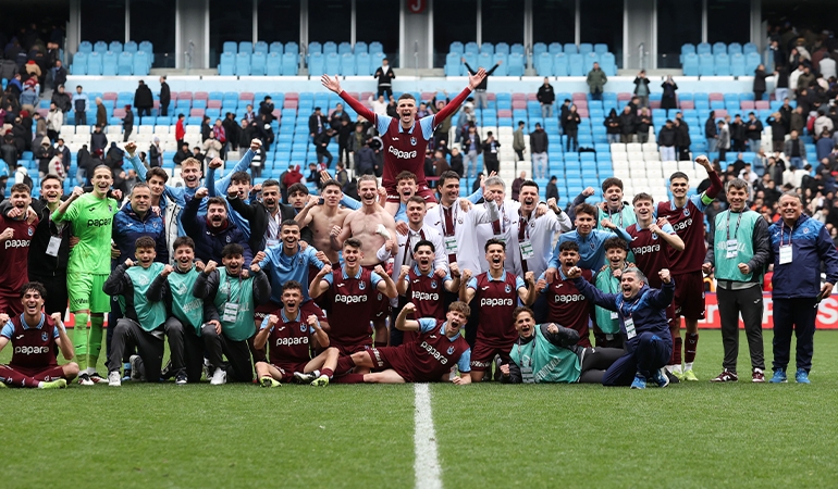 Trabzonspor U19 takımından Avrupa’da tarihi galibiyet!