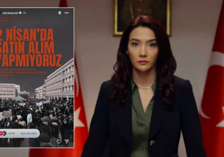 TRT açıkladı: Boykot çağrısı yapan Aybüke Pusat ‘Teşkilat’ kadrosundan çıkarıldı