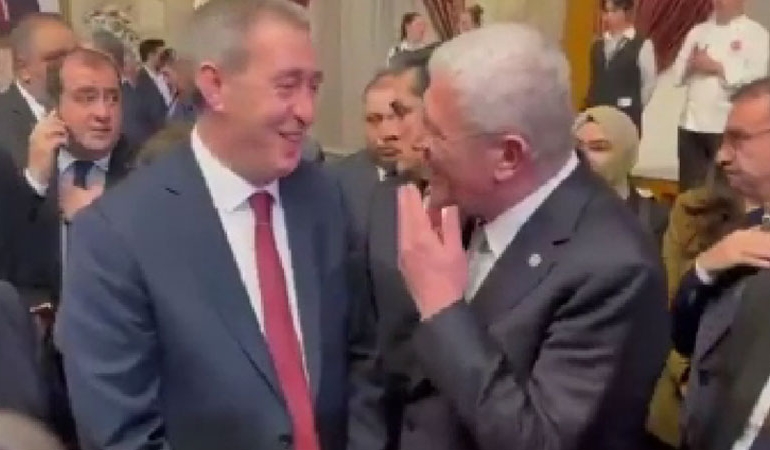 DEM Parti 11 yıl sonra TBMM resepsiyonunda: Dervişoğlu ile samimi anlar…