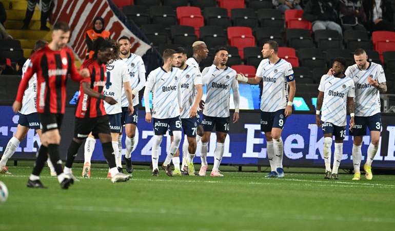 Fenerbahçe Gaziantep’te geriden geldi