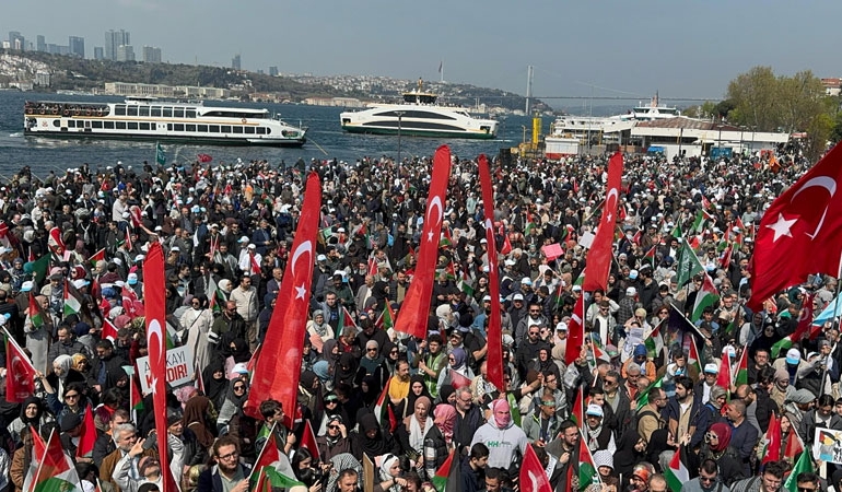 CHP’ye izin verilmemişti: İHH’dan Gazze yürüyüşü