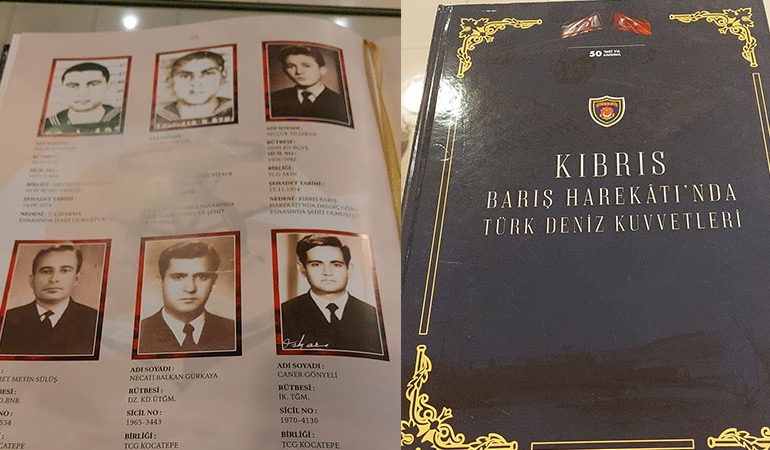 Deniz Kuvvetleri’nin Kıbrıs şehitleri albümünde hata!