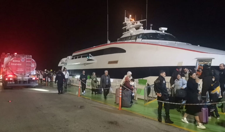 BUDO feribotunda yangın