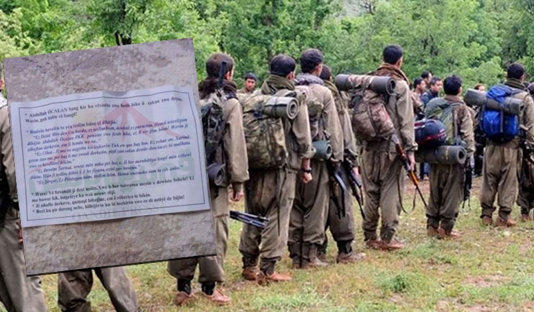 Türk ordusu PKK’lılara havadan bildiri dağıttı… ‘Bize inanın, size yol gösterelim’