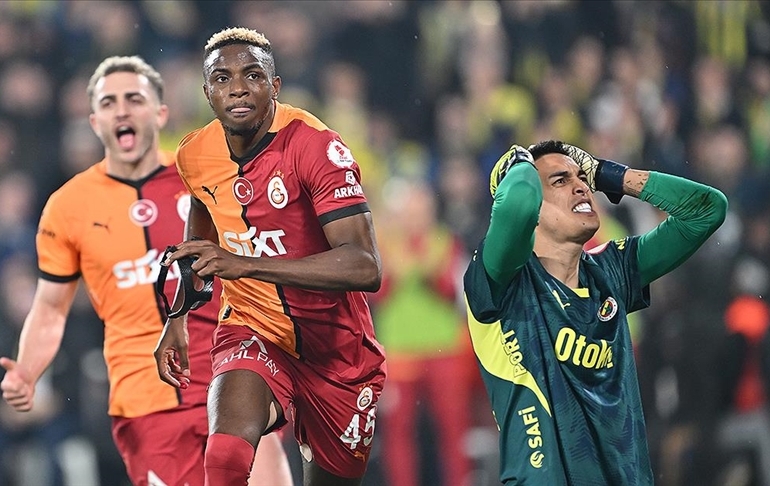 Dev derbide kazanan Galatasaray