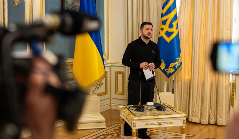 Zelenskiy’den ‘koşulsuz’ ateşkes mesajı: Rusya ile görüşmeye hazırız