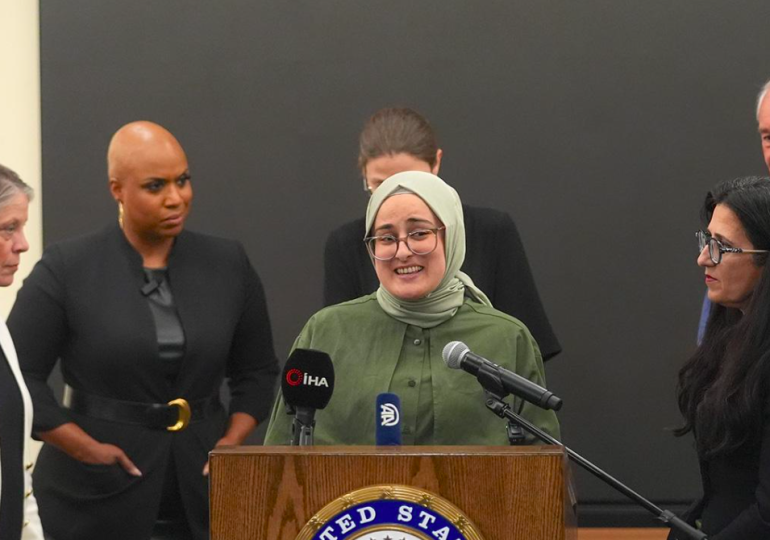 Rümeysa Öztürk serbest kaldıktan sonra konuştu: ‘Amerika dünyanın en büyük demokrasisi’