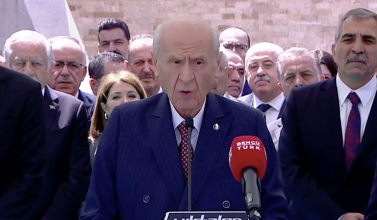 Bahçeli aylar sonra ilk kez konuşma yaptı: ‘O vakit yaklaşmaktadır’