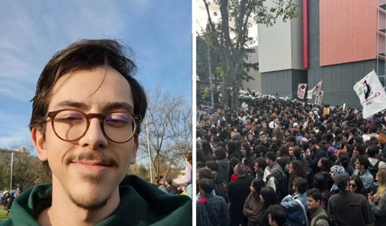 Boğaziçi Üniversitesi’ndeki protestoları takip eden gazeteci Can Öztürk adli kontrol şartıyla serbest bırakıldı